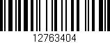 Código de barras (EAN, GTIN, SKU, ISBN): '12763404'
