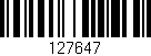 Código de barras (EAN, GTIN, SKU, ISBN): '127647'