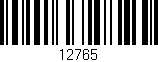 Código de barras (EAN, GTIN, SKU, ISBN): '12765'