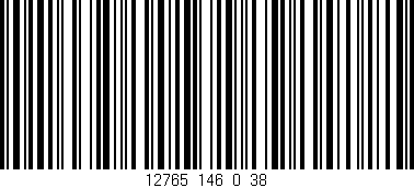 Código de barras (EAN, GTIN, SKU, ISBN): '12765_146_0_38'