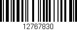 Código de barras (EAN, GTIN, SKU, ISBN): '12767830'