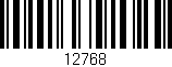 Código de barras (EAN, GTIN, SKU, ISBN): '12768'