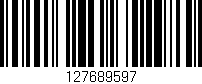 Código de barras (EAN, GTIN, SKU, ISBN): '127689597'