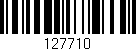 Código de barras (EAN, GTIN, SKU, ISBN): '127710'