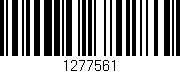 Código de barras (EAN, GTIN, SKU, ISBN): '1277561'