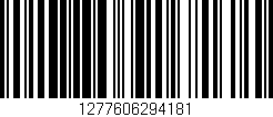 Código de barras (EAN, GTIN, SKU, ISBN): '1277606294181'