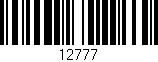 Código de barras (EAN, GTIN, SKU, ISBN): '12777'