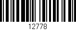 Código de barras (EAN, GTIN, SKU, ISBN): '12778'