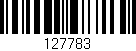 Código de barras (EAN, GTIN, SKU, ISBN): '127783'