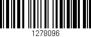 Código de barras (EAN, GTIN, SKU, ISBN): '1278096'