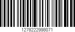 Código de barras (EAN, GTIN, SKU, ISBN): '1278222998071'