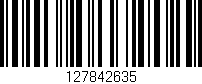 Código de barras (EAN, GTIN, SKU, ISBN): '127842635'