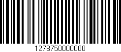 Código de barras (EAN, GTIN, SKU, ISBN): '1278750000000'