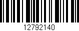 Código de barras (EAN, GTIN, SKU, ISBN): '12792140'
