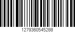 Código de barras (EAN, GTIN, SKU, ISBN): '1279360545288'