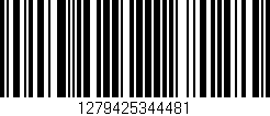 Código de barras (EAN, GTIN, SKU, ISBN): '1279425344481'