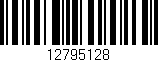 Código de barras (EAN, GTIN, SKU, ISBN): '12795128'