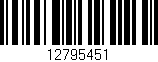 Código de barras (EAN, GTIN, SKU, ISBN): '12795451'