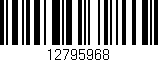 Código de barras (EAN, GTIN, SKU, ISBN): '12795968'