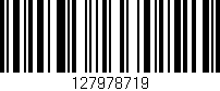 Código de barras (EAN, GTIN, SKU, ISBN): '127978719'