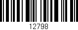 Código de barras (EAN, GTIN, SKU, ISBN): '12798'