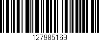 Código de barras (EAN, GTIN, SKU, ISBN): '127985169'