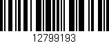 Código de barras (EAN, GTIN, SKU, ISBN): '12799193'