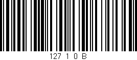 Código de barras (EAN, GTIN, SKU, ISBN): '127_1_0_B'