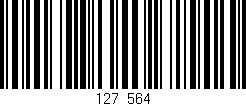Código de barras (EAN, GTIN, SKU, ISBN): '127/564'