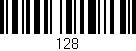 Código de barras (EAN, GTIN, SKU, ISBN): '128'