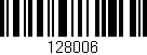 Código de barras (EAN, GTIN, SKU, ISBN): '128006'