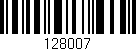 Código de barras (EAN, GTIN, SKU, ISBN): '128007'