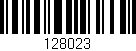 Código de barras (EAN, GTIN, SKU, ISBN): '128023'