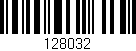 Código de barras (EAN, GTIN, SKU, ISBN): '128032'