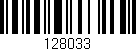 Código de barras (EAN, GTIN, SKU, ISBN): '128033'