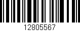 Código de barras (EAN, GTIN, SKU, ISBN): '12805567'