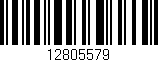 Código de barras (EAN, GTIN, SKU, ISBN): '12805579'