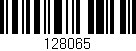 Código de barras (EAN, GTIN, SKU, ISBN): '128065'