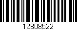 Código de barras (EAN, GTIN, SKU, ISBN): '12808522'