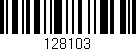 Código de barras (EAN, GTIN, SKU, ISBN): '128103'