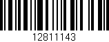 Código de barras (EAN, GTIN, SKU, ISBN): '12811143'
