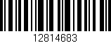 Código de barras (EAN, GTIN, SKU, ISBN): '12814683'