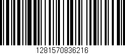 Código de barras (EAN, GTIN, SKU, ISBN): '1281570836216'