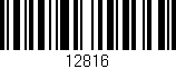 Código de barras (EAN, GTIN, SKU, ISBN): '12816'