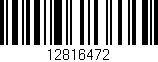 Código de barras (EAN, GTIN, SKU, ISBN): '12816472'