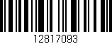 Código de barras (EAN, GTIN, SKU, ISBN): '12817093'