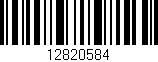 Código de barras (EAN, GTIN, SKU, ISBN): '12820584'