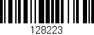 Código de barras (EAN, GTIN, SKU, ISBN): '128223'