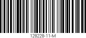 Código de barras (EAN, GTIN, SKU, ISBN): '128228-11-M'
