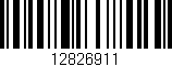 Código de barras (EAN, GTIN, SKU, ISBN): '12826911'